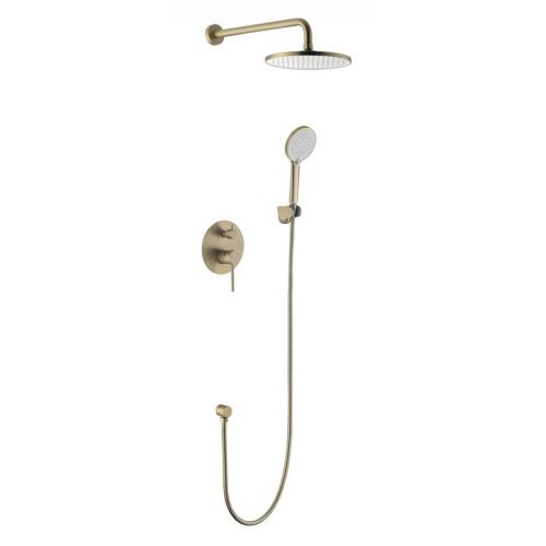 Душевая система Voda VSLG Set_3in1 встраиваемая в стену цвет золото - фото 2