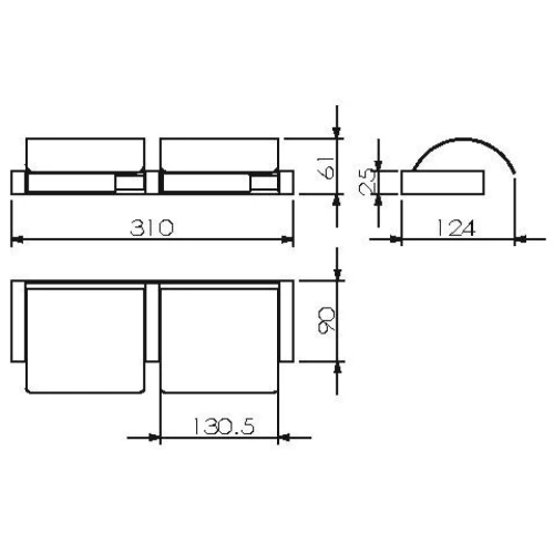 Бумагодержатель Langberger VICO 30042A - фото 3