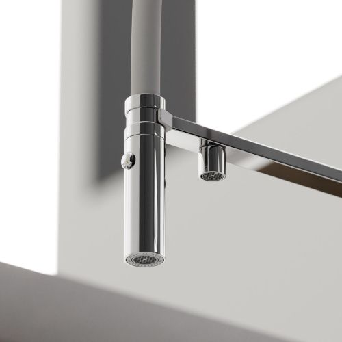 Смеситель для кухни Sancos Imola SC4010CHwh на мойку белый/хром - фото 3