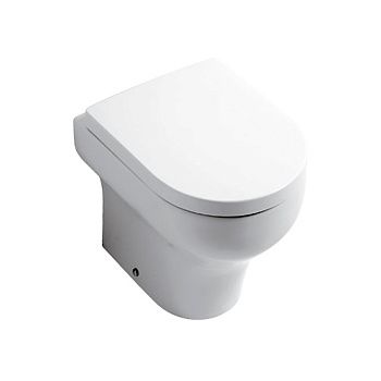 Чаша унитаза приставная Olympia Clear CLE1103R11 цвет белый без сиденья безободковая