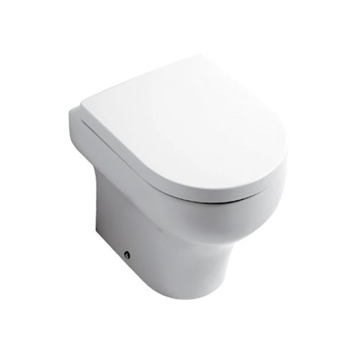 Чаша унитаза приставная Olympia Clear CLE1103R11 цвет белый без сиденья безободковая