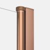 Душевая дверь New Trendy NEW SOLEO Copper brushed D-0493A 70х195 стекло прозрачное профиль медь