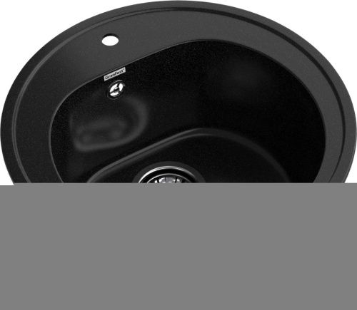 Кухонная мойка Granfest Rondo R-510 черный 50х50 цвет черный поверхность матовая - фото 2