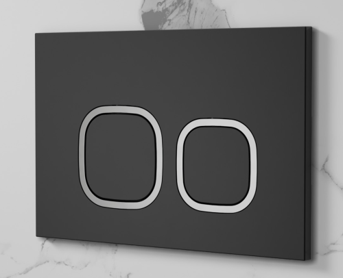 Клавиша смыва механическая Cerutti SPA CR01BK цвет черный