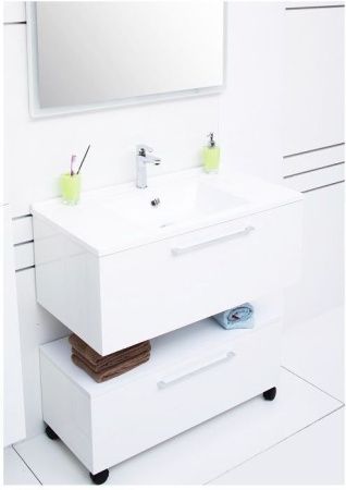 Зеркало с подсветкой De Aqua Сити CIT 404 090 90х80 подвесное