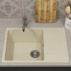 Кухонная мойка Uperwood ECON UPD-506 4910201240 60х40 цвет бежевый поверхность матовая