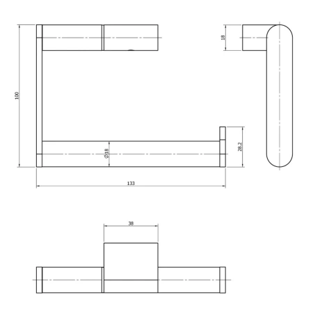 Бумагодержатель Langberger Accessories 28043A