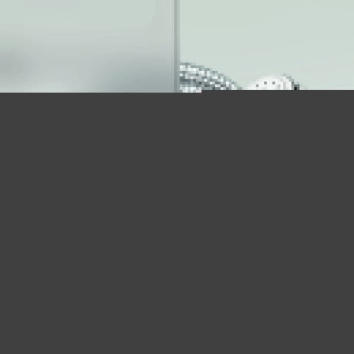 Боковая стенка RGW 352205200-24 100х195 стекло матовое профиль черный - фото 2