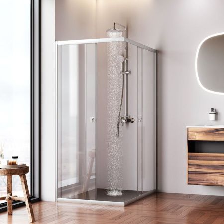 Душевой уголок Am.Pm Sunny W87G-403-12090-MT 120х90 стекло прозрачное профиль хром без поддона