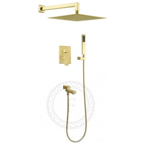 Душевая система Filarete FL1040MG встраиваемая в стену цвет золото - фото 2