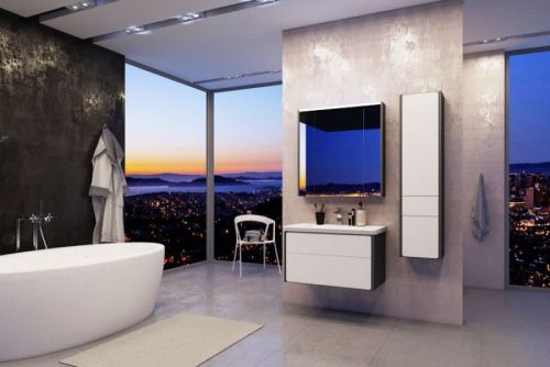 Зеркало-шкаф Roca Ronda ZRU9302968 60х80 подвесной цвет белый/серый - фото 5