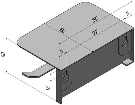 Бумагодержатель Aquanet Магнум 00336613