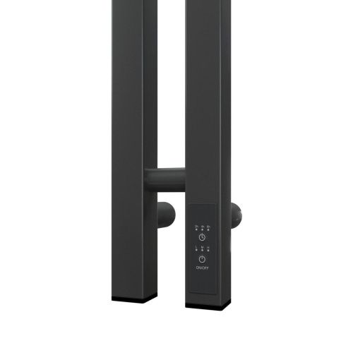 Полотенцесушитель электрический Point Гермес PN13812GB 10х120 серый - фото 4