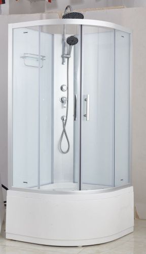 Душевая кабина Timo Imwei XS-90CS 90х90 четверть круга без крыши ориентация универсальная - фото 5