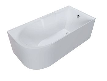 Ванна акриловая Grossman Cristal GR-2202R 170х75 пристенная прямоугольная с ножками