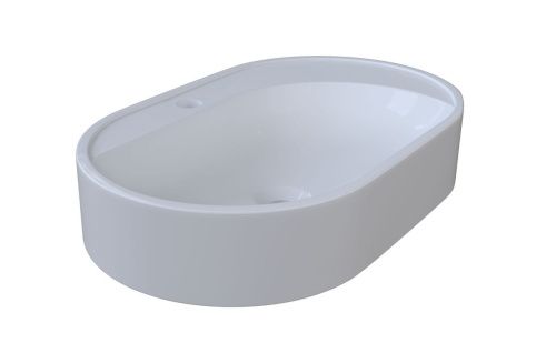 Раковина из искусственного камня Uperwood Luna 2911020344 60х40 накладная цвет белый - фото 4