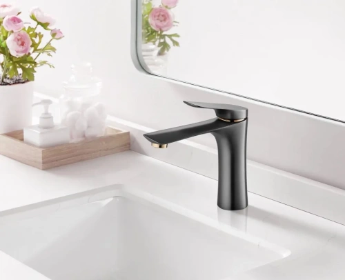 Смеситель Arrow AMP11857LF90 на раковину серый - фото 2