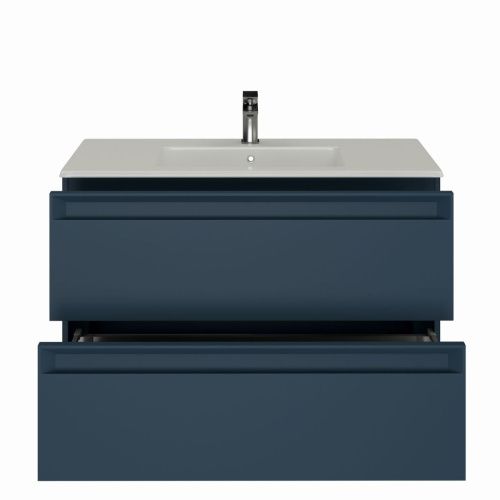 Тумба под раковину Allen Brau Eclipse 2.0 1.E1003.BGM 2.0 100х50 подвесная цвет синий - фото 3