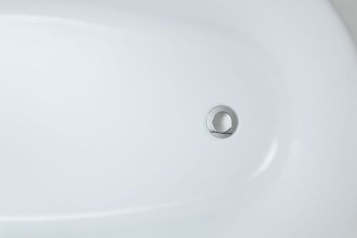 Ванна акриловая Allen Brau Priority 2.31002.21 170х80 отдельностоящая овальная с ножками - фото 2