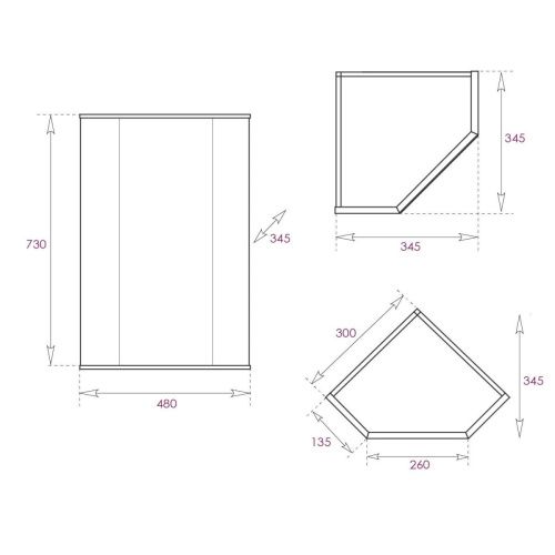 Зеркало-шкаф Onika Модерн 303402 50х70 подвесной цвет белый - фото 3