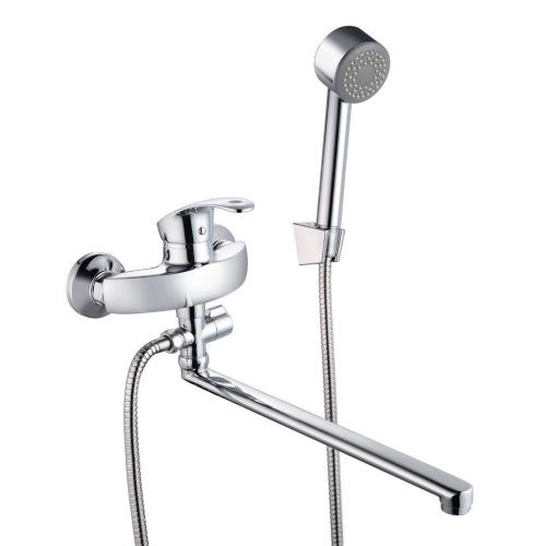 Смеситель для ванны и душа FAUZT FZs-814-115 настенный хром - фото 2