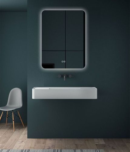 Зеркало с подсветкой и антизапотевателем Vincea VLM-3BE600-2 60х80 подвесное