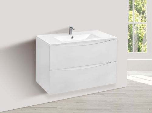 Тумба под раковину Vincea Mia VMC-2MC750GW 80х50 подвесная цвет белый