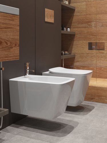 Биде подвесное Timo SOLI TK-304 цвет белый - фото 3