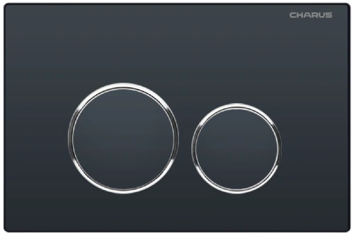 Сет унитаз + инсталляция + кнопка CC.300.80.01+FP.330.DW.01+AM25010 Nero - фото 3