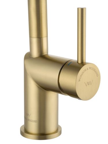 Смеситель для кухни Wonzon & Woghand WW-6018-BG на мойку золото - фото 5