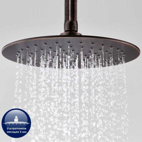 Душевая стойка Wasserkraft Isar 1300 A041 настенная цвет бронза - фото 3