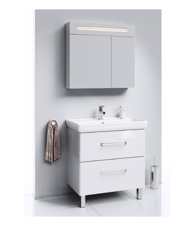Тумба под раковину Aqwella Y NEO0108 80х40 подвесная цвет белый