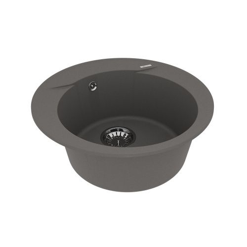 Кухонная мойка LeMark Sula 500 9910005 50х50 цвет серый поверхность матовая - фото 2