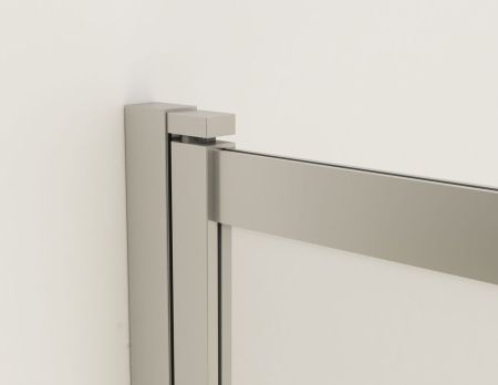 Душевая шторка на ванну Vincea VSB-1E VSB-1E100CL 100х145 стекло прозрачное профиль хром ориентация универсальная