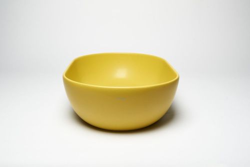 Раковина из сантехнического фарфора Galassia Dream 7308OC 60х40 накладная цвет желтый - фото 3