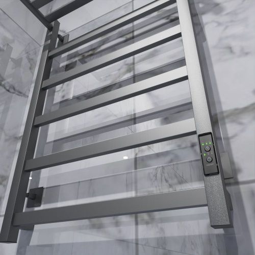 Полотенцесушитель электрический Altasan ПарусПроф ПарусПроф8050ПГ 55х80 серый - фото 4