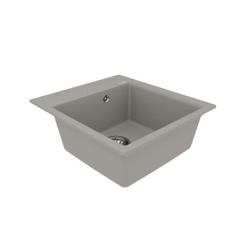Кухонная мойка LeMark Hanka 450 9910009 45х50 цвет серый поверхность матовая - фото 2