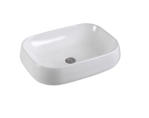 Раковина из сантехнического фарфора Aquatek AQ5526-00 60х40 накладная цвет белый без отверстий под смеситель - фото 5