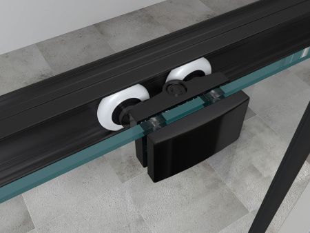 Душевая дверь Abber Schwarzer Diamant AG30170BH 170х195 стекло прозрачное профиль черный