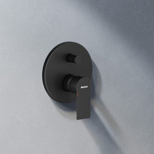 Душевая система Damixa Apollo 947520300 встраиваемая в стену цвет черный - фото 4