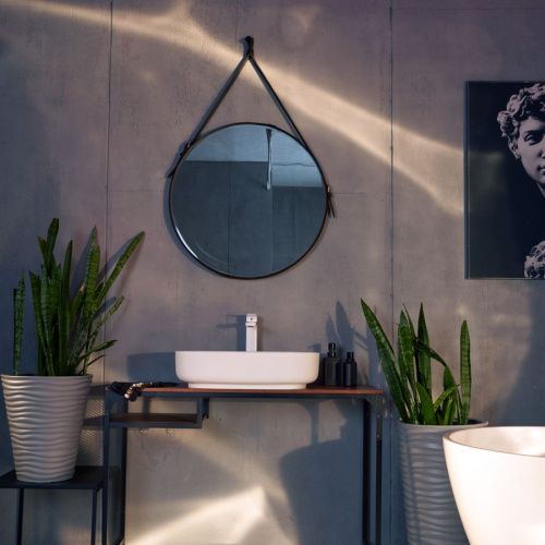 Раковина из искусственного камня MonteBianco Conca 540 12020 50х40 накладная цвет белый без отверстий под смеситель - фото 4