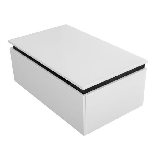 Тумба под раковину Cezares SLIDER SLIDER-800-1C-PI-BO 80х50 подвесная цвет белый - фото 2