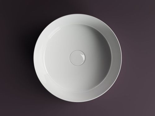 Раковина из сантехнического фарфора Ceramica Nova ELEMENT CN6032 40х40 накладная цвет белый без отверстий под смеситель - фото 5