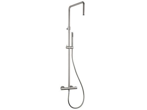 Смеситель для душа Mamoli Tuttodunpezzo 37170000002A настенный нержавеющая сталь - фото 2