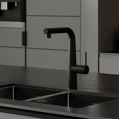 Смеситель для кухни IDDIS Pure PURBLPFi05N на мойку черный - фото 2