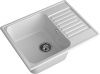 Кухонная мойка Granfest Quarz 13 серый 60х50 цвет серый поверхность матовая
