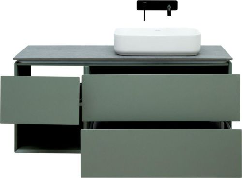 Тумба под раковину Allen Brau Infinity 1.21007.CGM 120х50 подвесная цвет зеленый - фото 5