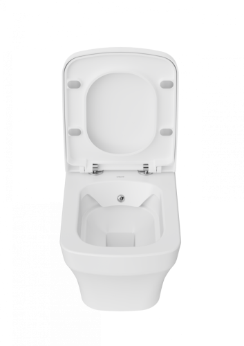 Чаша унитаза подвесная Creavit Solo SO321-00CB00E-0000 цвет белый без сиденья смыв торнадо - фото 3