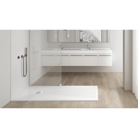 Душевой поддон RGW Stone Tray 14152810-01-11 80х100 искусственный камень белый без ножек