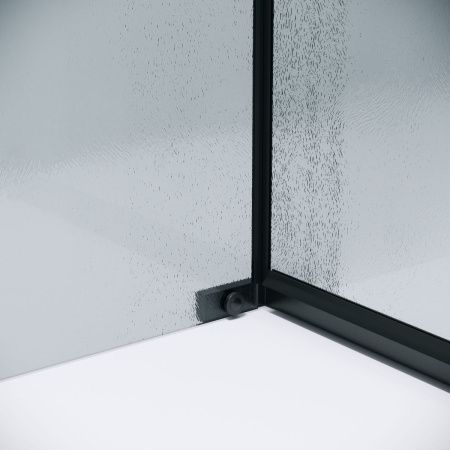 Душевой уголок Grossman Pragma 120.K33.03.1010.21.02 100х100 стекло шиншилла профиль черный без поддона